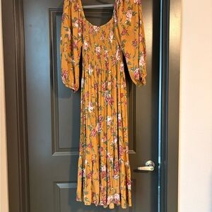 Urban Outfitters Long Sleeve Maxi Dress